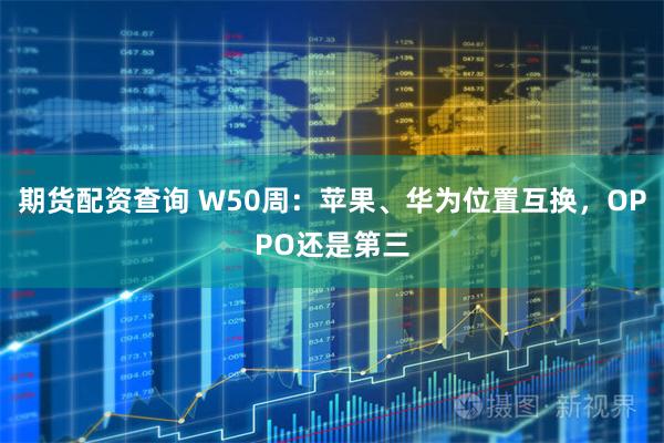 期货配资查询 W50周：苹果、华为位置互换，OPPO还是第三
